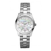 Guess - W11140L1 - Veranda - Montre Femme - Quartz Analogique - Cadran Nacre - Bracelet Acier Inoxydable Argent