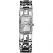 Guess - W11545L1 - G Lattice - Montre Femme - Quartz Analogique - Cadran Argent - Bracelet Acier Argent