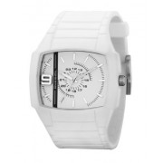 Diesel - DZ1321 - Montre Homme - Quartz Analogique - Cadran Blanc - Bracelet en Plastique Blanc