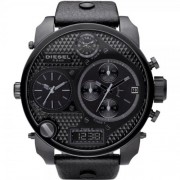 Diesel - DZ7193 - Montre Homme - Quartz Analogique - Digital - Cadran Noir - Bracelet Cuir Noir