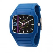 DIESEL - DZ1323 - Analogique - Montre Homme - Bracelet en silicone couleur bleu