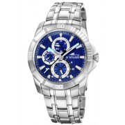 Lotus - 15533-5 - 24Hours - Montre Homme - Quartz Analogique - Cadran Bleu - Bracelet Acier Argent