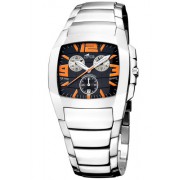 MONTRE LOTUS SHINY HOM CHRONO NOIR&ORANGE 15313/C