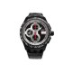 Swatch - SVGB400 - Chrono - Montre Homme - Quartz Chronographe - Cadran Noir - Bracelet Cuir Noir