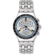 Swatch - YCS543G - Montre Homme - Quartz - Chronographe - Bracelet Acier inoxydable Argent