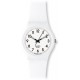 Swatch - GW151 - Classic Colour Code - Montre Mixte - Quartz Analogique - Cadran Blanc - Bracelet Plastique Blanc