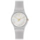 Swatch - SUOZ101 - Montre Femme - Quartz - Analogique - Bracelet plastique Argent