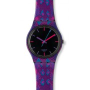 Swatch - GB256 - Montre Femme - Quartz - Analogique - Bracelet Caoutchouc Multicolore