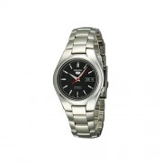 Seiko Hommes SNK607 Dial Automatic Black Stainless Steel Watch