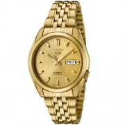 Seiko Hommes SNK366K Seiko 5 composition automatique Gold Gold-Tone Montre en acier inoxydable