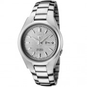 Seiko Hommes SNK601 Seiko 5 Automatique Cadran Argent Stainless Steel Watch
