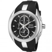 Seiko - SNAC21P1 - Montre Homme - Quartz - Analogique - Bracelet Caoutchouc noir