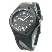 Mens Lorus by Seiko Rubber Kinetic Date montre RAR87AX-9 Montre