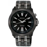 Seiko Ion Noire Cas 2 Tone Bracelet Perpetual Calendar Montre - SNQ121