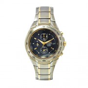 Seiko Hommes SNAB93P1 acier inoxydable analogique avec cadran bleu