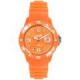 Ice Watch - SS.FO.S.S.11 - Montre Femme - Quartz Analogique - Cadran Orange - Bracelet Silicone Orange - Petit Modèle