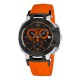 Tissot - T0484172705704 - Montre Homme - Quartz Analogique et digitale - Bracelet Caoutchouc Orange