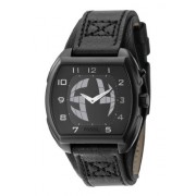 Fossil - BG2193 - Montre Homme - Quartz Analogique et Digitale - Bracelet en Cuir Noir