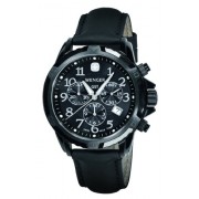 Wenger - 78254 - Montre Homme - Quartz Analogique - Chronographe - Bracelet Cuir Noir