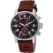 Wenger - 70899 - Montre Homme - Quartz - Analogique - Bracelet cuir Marron