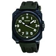 Wenger - 72422 - Montre Homme - Quartz Analogique - Bracelet Caoutchouc Vert