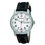 Wenger - 70160 - Montre Homme - Quartz - Analogique - Bracelet Cuir Marron