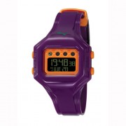 Puma PU910772006 Bounce-S Violet et Orange Dial Montre num&eacute;rique