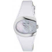 Cerruti - 4204930 - Montre Femme - Quartz - Analogique - Bracelet Cuir Blanc
