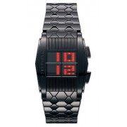 Cerruti - 4361865 - Montre Femme - Quartz - Digitale - Chronographe - Bracelet Acier Inoxydable Noir