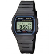 Casio -F-91W-1YER - Montre Homme- Quartz digitale - Chronographe - Bracelet Plastique noir