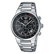 Casio - EF-500D-1AVEF - Montre Homme - Quartz analogique - Chronographe - Bracelet acier