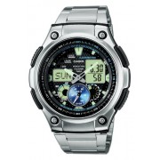 Casio - AQ-190WD-1AVEF - Montre Homme - Quartz Analogique et Digitale - Bracelet en Acier - Bleu
