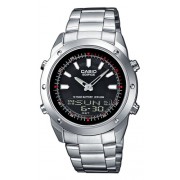 Casio - EFA-118D-1AVEF - Montre Homme Multifonctions - Quartz analogique et digitale - Bracelet acier