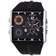 Montre Homme Police - P13497JS-02 - Chronographe - Chronomètre - Bracelet Cuir Noir