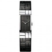 Calvin Klein - K0J23104 - Montre Femme - Quartz - Analogique - Bracelet cuir noir