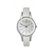 Calvin Klein - K4323188 - Montre Femme - Quartz - Analogique - Bracelet cuir Blanc