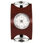 Calvin Klein - K4623138 - Montre Femme - Quartz - Analogique - Bracelet cuir rouge