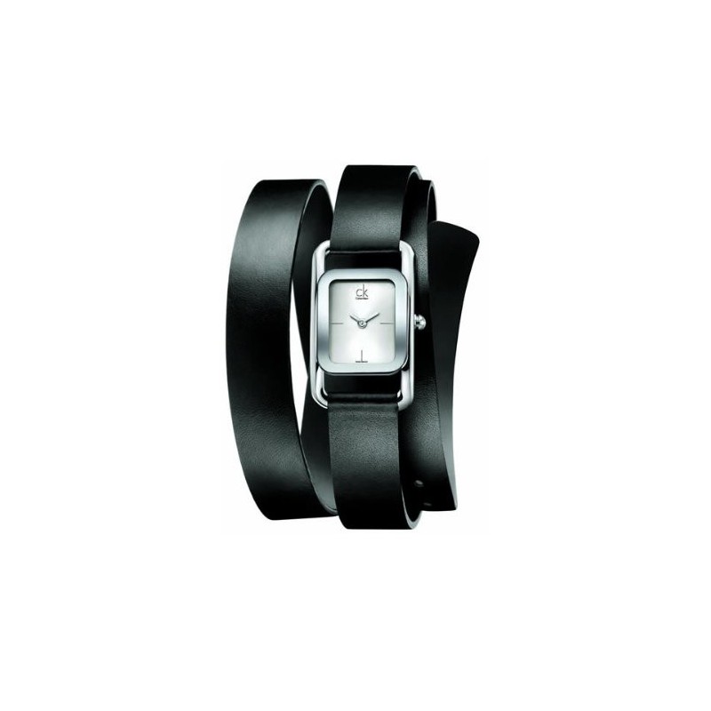 Montre Femme K Collection - Boîtier Acier Carré, Bracelet Argenté à Quartz - Occasion