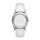 DKNY - NY8233 - Montre Femme - Quartz Analogique - Cadran Blanc - Bracelet Cuir Blanc
