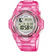 Casio - BG-3000-4BER - Baby-G - Montre Femme - Quartz Digitale - Bracelet en R&eacute;sine Rose