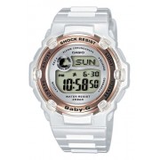 Casio - BG-3000-7AER - Montre Femme - Quartz Digital - Bracelet Résine Blanc