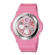 Casio - BGA-101-4BER - Baby G - Montre Enfants - Quartz Analogique et Digitale - Bracelet en Résine - Rose