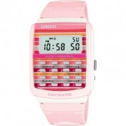 Casio - LDF-40-4AER - Montre Femme - Quartz - Digitale - Chronographe - Alarme - Bracelet Résine Rose