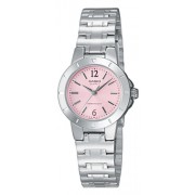 Casio - LTP-1177A-4A1EF - Montre Femme - Quartz Analogique - Cadran Rose - Bracelet Acier Argent