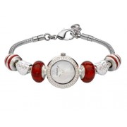 Accurist Charmed by Accurist LB1621R Ladies Charmed Watch, Limited Edition, Red