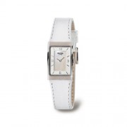Boccia - 3186-01 - Montre Femme - Quartz - Analogique - Bracelet Cuir Blanc