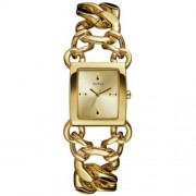 Guess - W13523L2 - Twisted - Montre Femme - Quartz Analogique - Cadran Doré - Bracelet Acier Inoxydable Doré